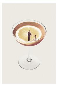 Plakat, Obraz Maarten L on - My drink needs a drink, (40 x 60 cm)