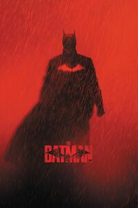Plakat, Obraz The Batman 2022 Red, (80 x 120 cm)