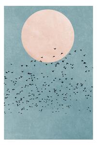 Plakat, Obraz Kubistika - Fly away, (40 x 60 cm)