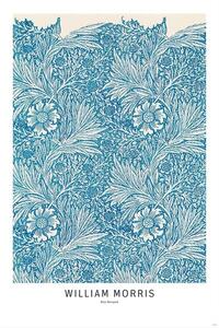 Plakat, Obraz William Morris - Blue Marigold, (61 x 91.5 cm)