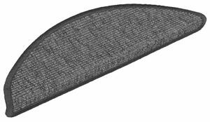 Maty na schody 15 szt. 56x17x3 cm Beżowo-szare półokrągłe