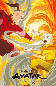 Plakat, Obraz Avatar - Aang vs Zuko