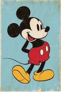 Plakat, Obraz Myszka Miki Mickey Mouse - Retro, (61 x 91.5 cm)