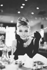 Plakat, Obraz Audrey Hepburn - breakfast, (61 x 91.5 cm)