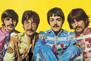 Plakat, Obraz Beatles - Lonely Hearts Club, (91.5 x 61 cm)