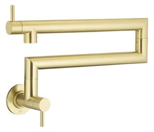 Bateria Kuchenna Åcienna KFA Duero Pot Filler Przegubowa PVD Jasne zÅoto 6623-030-39