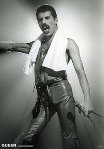 Plakat, Obraz Queen Freddie Mercury - Live On Stage, (59.4 x 84 cm)