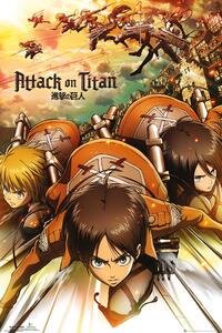 Plakat, Obraz Attack on Titan Shingeki no kyojin - Attack, (61 x 91.5 cm)