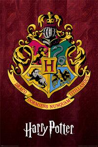 Plakat, Obraz Harry Potter - Hogwarts School Crest, (61 x 91.5 cm)