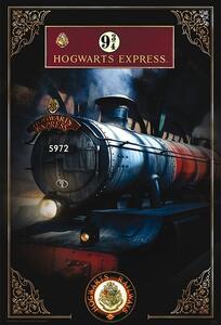 Plakat, Obraz Harry Potter - Ekspres Londyn Hogwart, (61 x 91.5 cm)