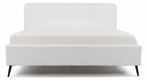 EMWOmeble Łóżko tapicerowane SF1042 | 160x200 | Boucle | Biały