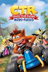 Plakat, Obraz Crash Team Racing - Race, (61 x 91.5 cm)
