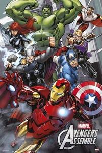Plakat, Obraz Marvel - Avengers Assemble, (61 x 91.5 cm)