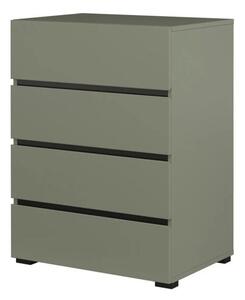 Komoda CROSS 4S 60cm zielona/czarna