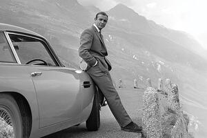 Plakat, Obraz James Bond - Connery Aston Martin, (91.5 x 61 cm)