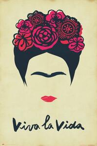 Plakat, Obraz Frida Kahlo - Viva La Vida, (61 x 91.5 cm)