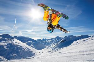 Plakat, Obraz Snowboard - Flip, ( x cm)