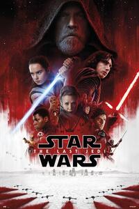 Plakat, Obraz Gwiezdne Wojny Cze Viii Ostatni Jedi - One Sheet, (61 x 91.5 cm)