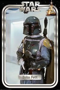Plakat, Obraz Star Wars - Boba Fett Retro Packaging, (61 x 91.5 cm)