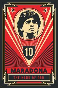 Plakat, Obraz Maradona - The Hand Of God, (61 x 91.5 cm)