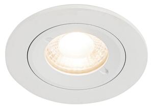 Zewnetrzna Inteligentny reflektor wpuszczany biały okrągły IP44 z Wifi GU10 50mm - Xena Oswietlenie zewnetrzne