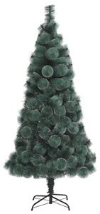 Sztuczna choinka ze stojakiem, zielona, 120 cm, PET