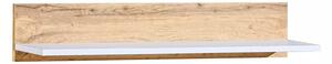 Półka wisząca 80 cm Arca 08 Dąb Wotan/Biały
