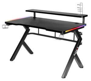 Biurko gamingowe HUZARO Hero 5.0 RGB Czarny