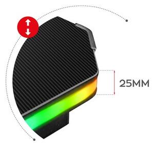 Biurko gamingowe HUZARO Hero 5.0 RGB Czarny