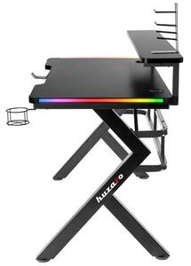 Biurko gamingowe HUZARO Hero 5.0 RGB Czarny