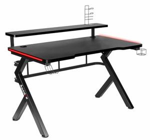 Biurko gamingowe HUZARO Hero 5.0 RGB Czarny