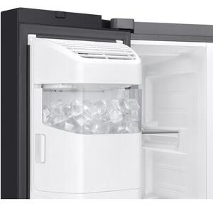 Lodówka SAMSUNG AI RS70F64KEBEO Side by Side No Frost 178.6cm Czarne szkło Podajnik wody Kostkarka