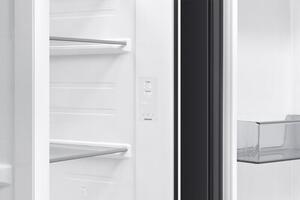 Lodówka SAMSUNG AI RS70F64KEBEO Side by Side No Frost 178.6cm Czarne szkło Podajnik wody Kostkarka