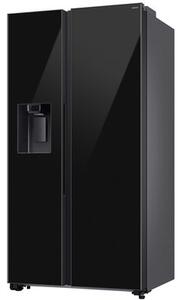 Lodówka SAMSUNG AI RS70F64KEBEO Side by Side No Frost 178.6cm Czarne szkło Podajnik wody Kostkarka