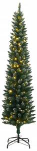 Sztuczna, smukła choinka, 150 lampek LED, 150 cm