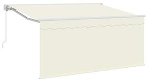 Markiza zwijana Kremowy 300 x 200 cm Poliester i aluminium