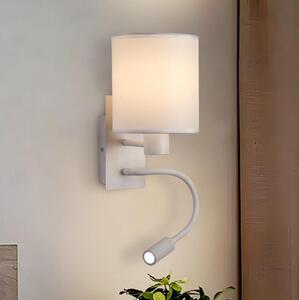 Brilagi Brilagi - LED Elastyczny kinkiet NUBILA 1xE27/25W/230V + LED/3W biały BG1555