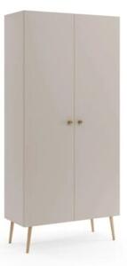 Szafa LEBEL z pÃ³Åkami 87cm kaszmirowa