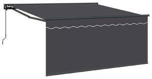 Markiza zwijana Antracyt 300 x 250 cm Poliester i aluminium