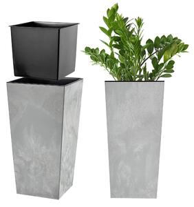 Donica ogrodowa Pesaro 19 cm szary beton