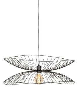 Designerska lampa wisząca czarna 66cm - Pua Oswietlenie wewnetrzne