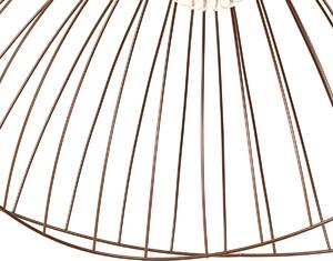 Designerska lampa sufitowa brąz 45 cm - Pua Oswietlenie wewnetrzne