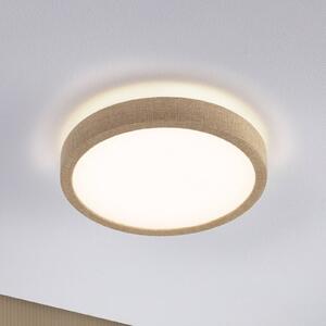 Paulmann Lampa sufitowa Cosara, kremowy / amber, salon / jadalnia, tkanina / materiał / jedwab, skandynawski