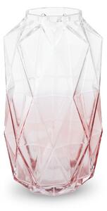 Różowy szklany wazon (wysokość 28 cm) Brice – Premier Housewares
