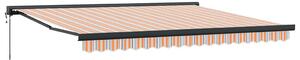 Markiza Wielokolorowe 400 × 300 cm Poliester i aluminium