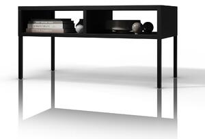 Stolik kawowy prostokątny czarny MATTEO 900 x 450 x 450 mm