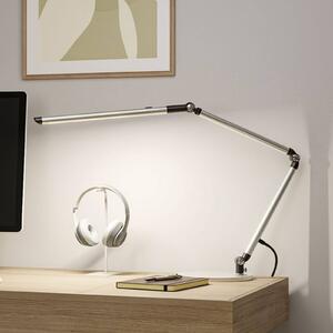 Paulmann Lampa stołowa FlexBar, możliwość ściemniania, chromowy / srebrny, biuro, aluminium, nowoczesny