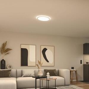 Paulmann Panel LED Atria Shine, średnica 40 cm, biały, IP20, 3000 K, Shine, biały / opal, biuro, tworzywo sztuczne, nowoczesny