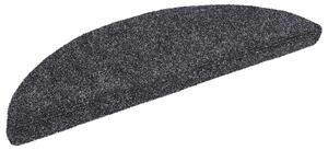 Maty na schody samoprzylepne 20 szt. 56x17x3 cm Ciemnoszary półokrągły