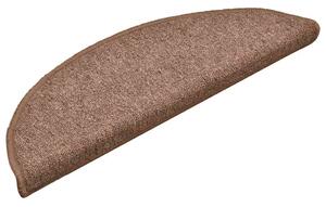 Maty na schody 30 szt. 56x17x3 cm Brązowe półokrągłe